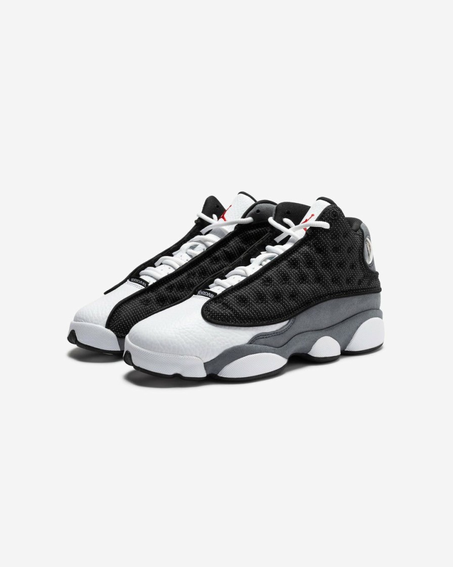 Footwear * | Jordan Gs Aj 13 Retro Black/ Universityred/ Flintgrey