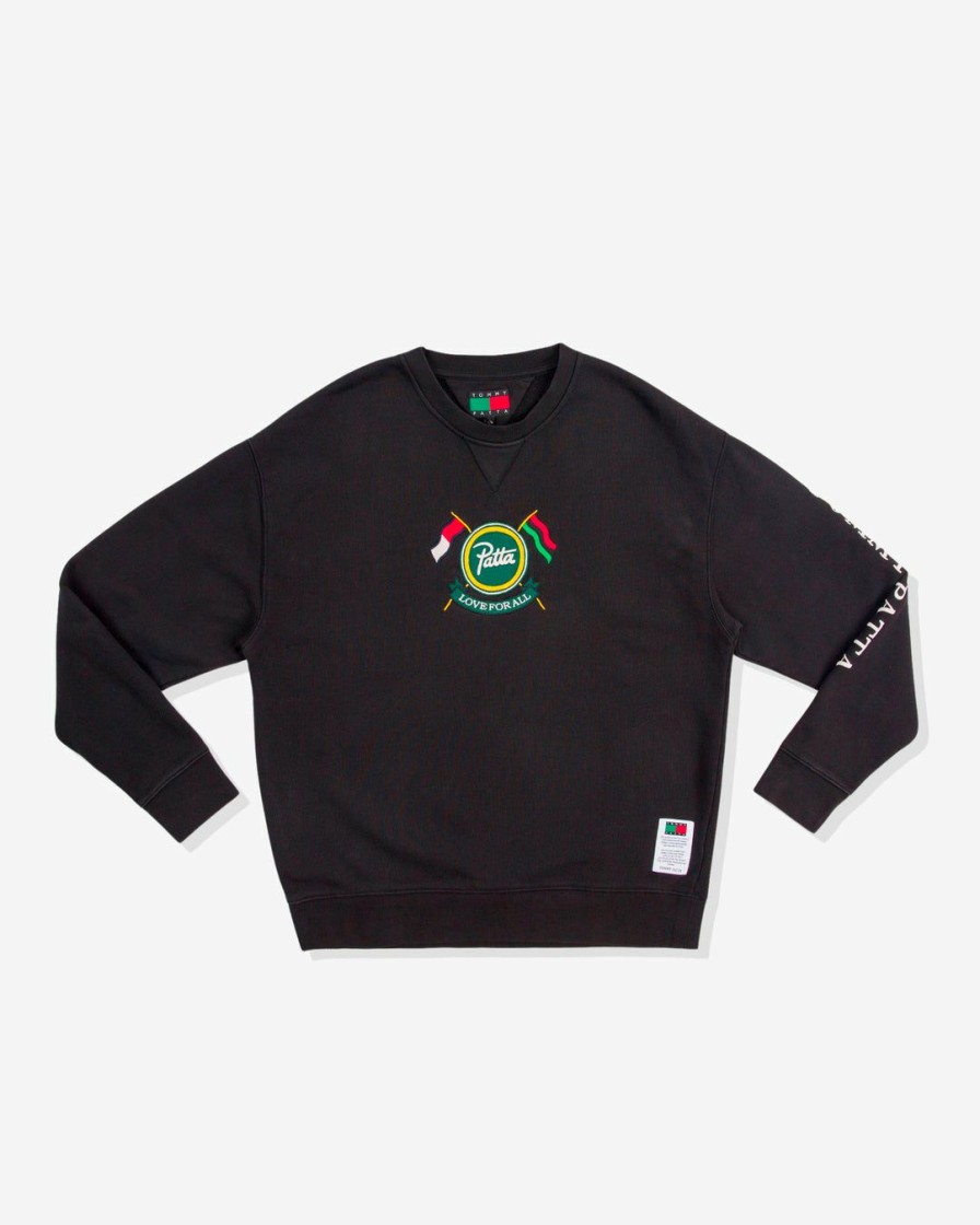 Clothing * | Patta X Tommy Sweatshirt Black