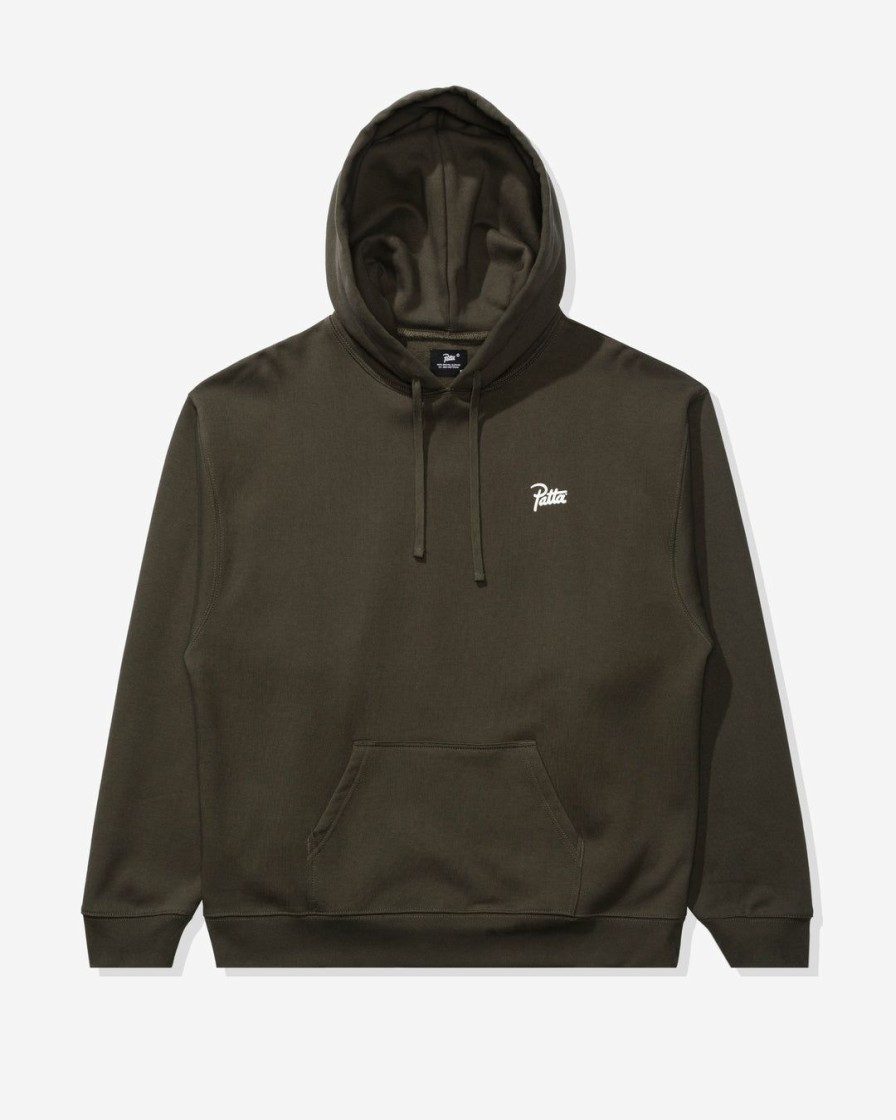 Clothing * | Patta Revolution Boxy Hooded Sweater Black