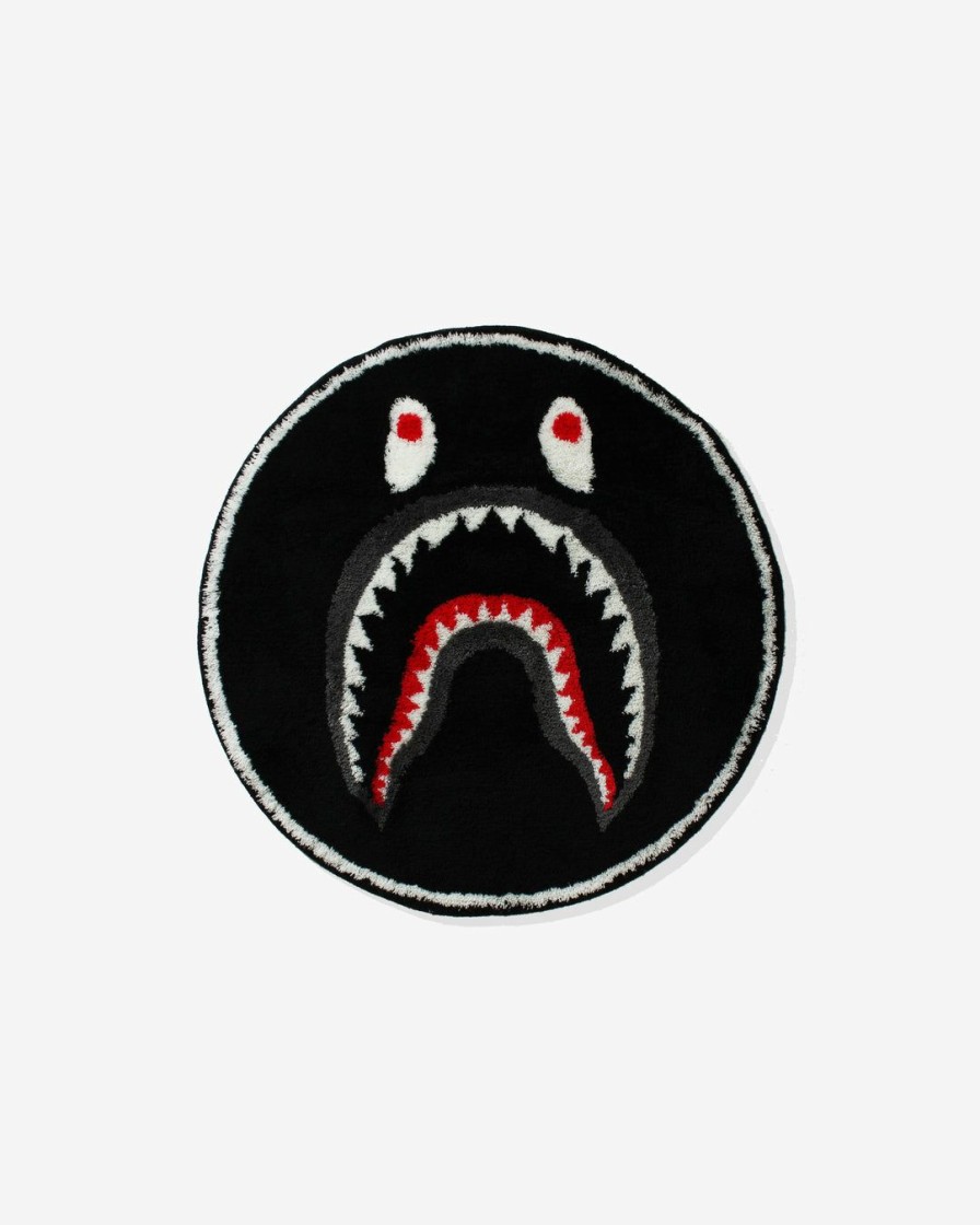 Other * | Bape Shark Rug Mat Black