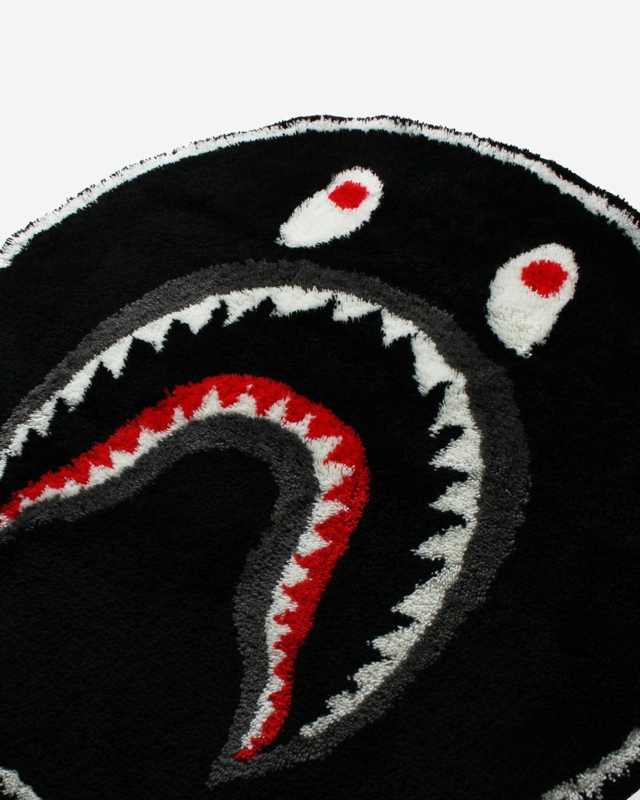 Other * | Bape Shark Rug Mat Black