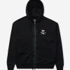 Clothing * | Converse X Patta Utility Fleece Hoodie Black