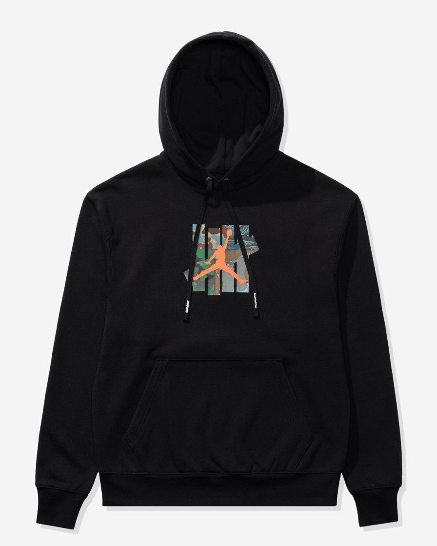 Clothing * | Undefeated X Jordan Strikes Hoodie Black