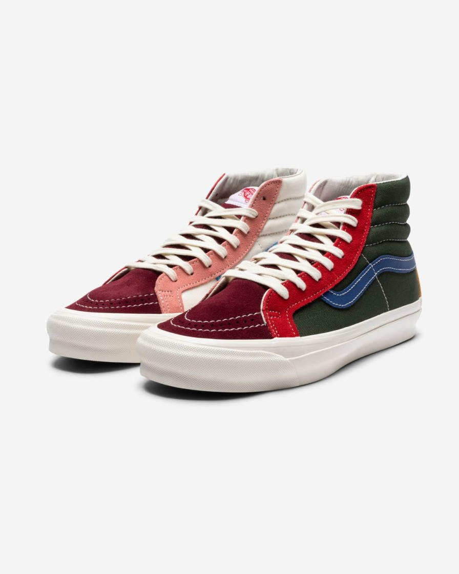 Footwear * | Vans Og Sk8-Hi Lx (Suede/Canvas) Multi