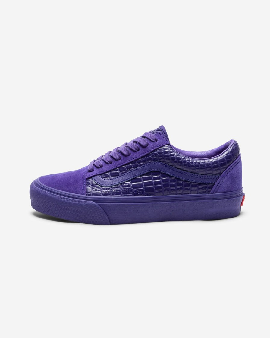 Footwear * | Vans Old Skool Vlt Lx (Croc Skin) Deepblue