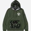 Clothing * | Bape X Undefeated Color Camo Relaxed Zip Hoodie