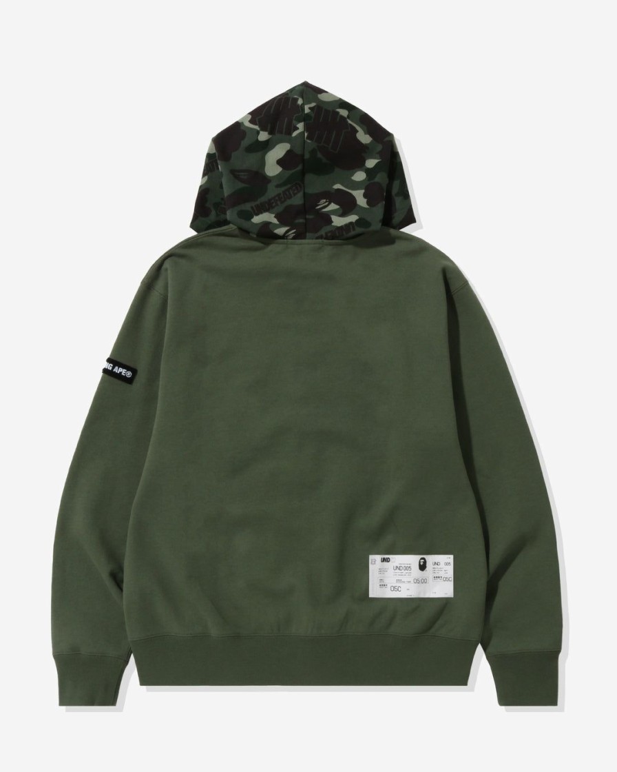 Clothing * | Bape X Undefeated Color Camo Relaxed Zip Hoodie