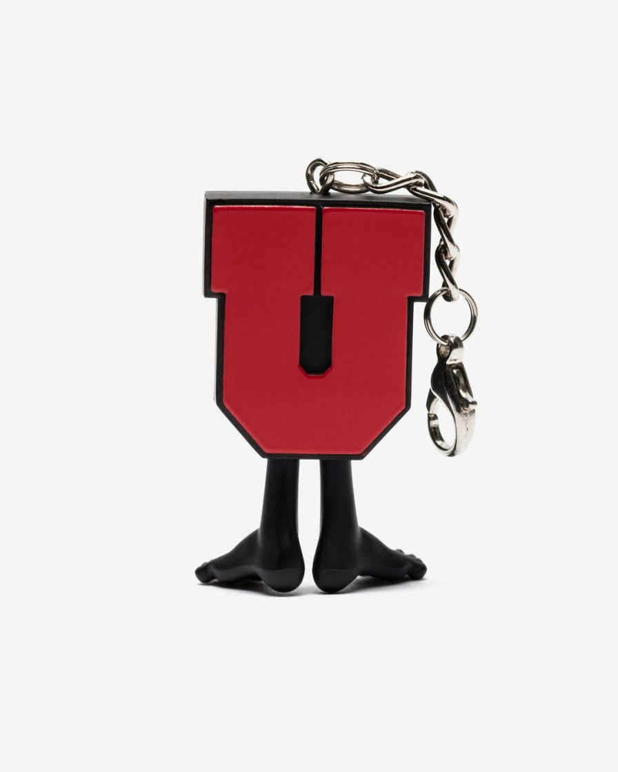 Accessories * | Undefeated X Medicom Uman Keychain Black/Red